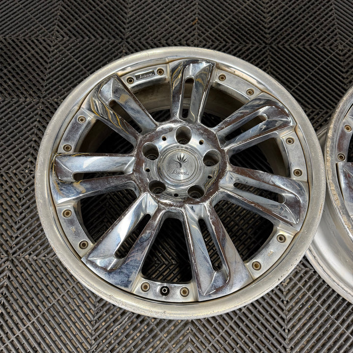 Weds Kranze Glossa PAIR (2) | 5x114.3 | 18x7.5+45
