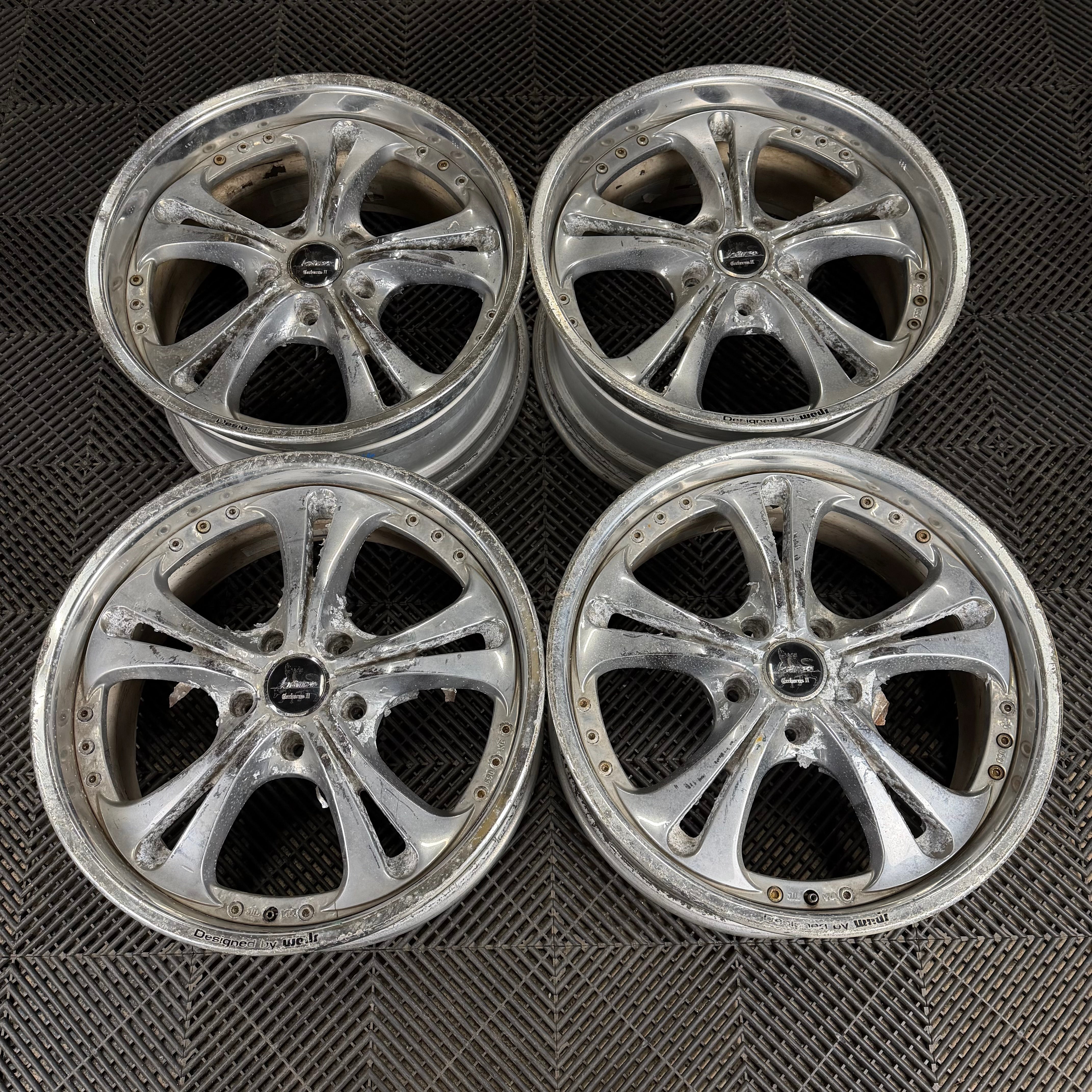 WEDS Kranze ケルベロス2 18インチ8.5J+27 Weds Kranze Cerberus 2 / 5x114.3 / 18x8+38 & 18x8.5+39 – Parts