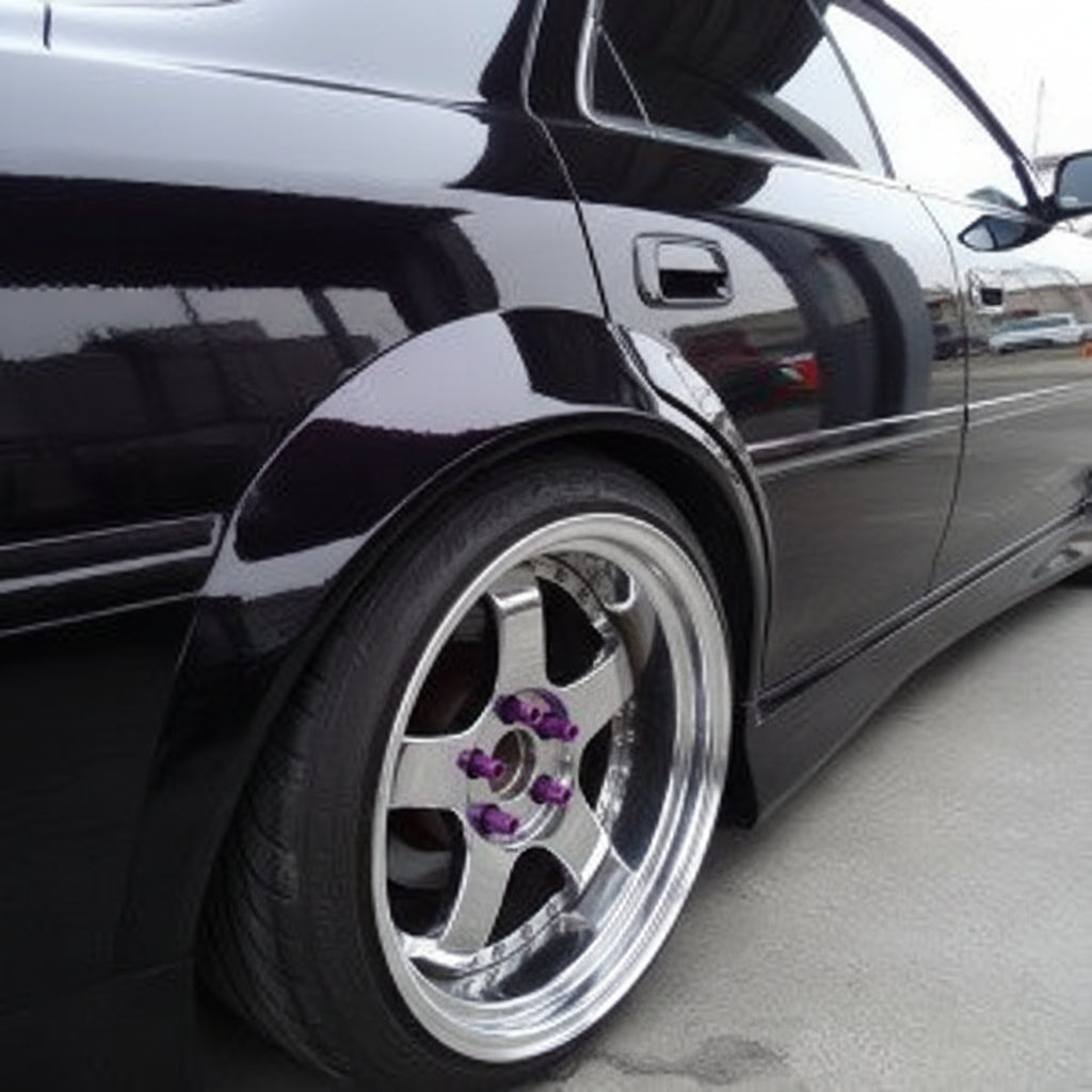N-Style Custom | Type 4 Rear Fender Flares +50mm For Toyota JZX100 Cresta