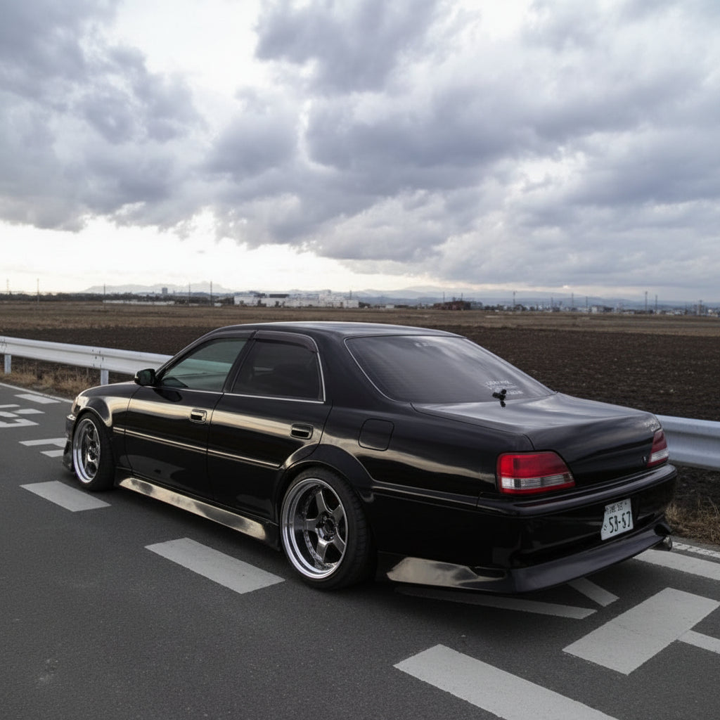 N-Style Custom | Type 4 Rear Fender Flares +50mm For Toyota JZX100 Cresta
