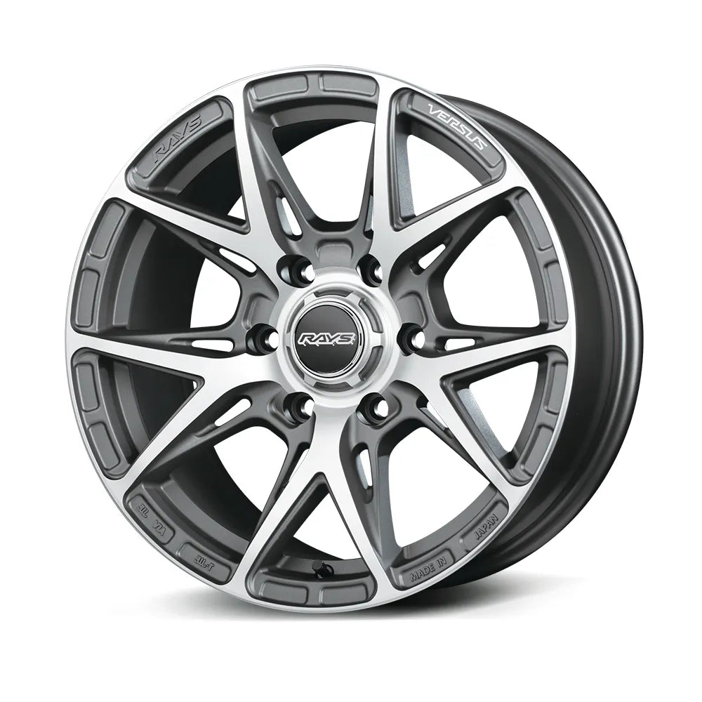 Rays | VERSUS VV21SX Matte Diamond Cut/Side Matte Graphite | 6X139.7 | 17X8.0 +20