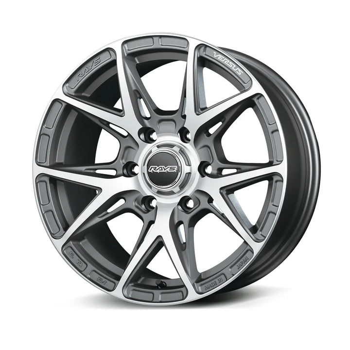 Rays | VERSUS VV21SX Matte Diamond Cut/Side Matte Graphite | 6X139.7 | 17X8.0 +20