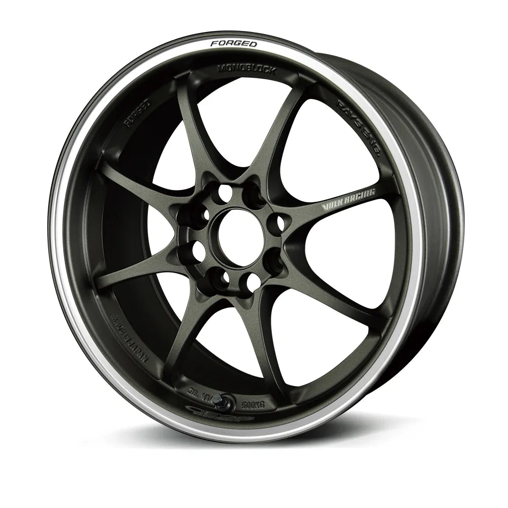 Rays | Volk CE28 CLUB RACER Matte Dark Gunmetal/Rim Flange DC | 15x5.5 +45 | 4X100