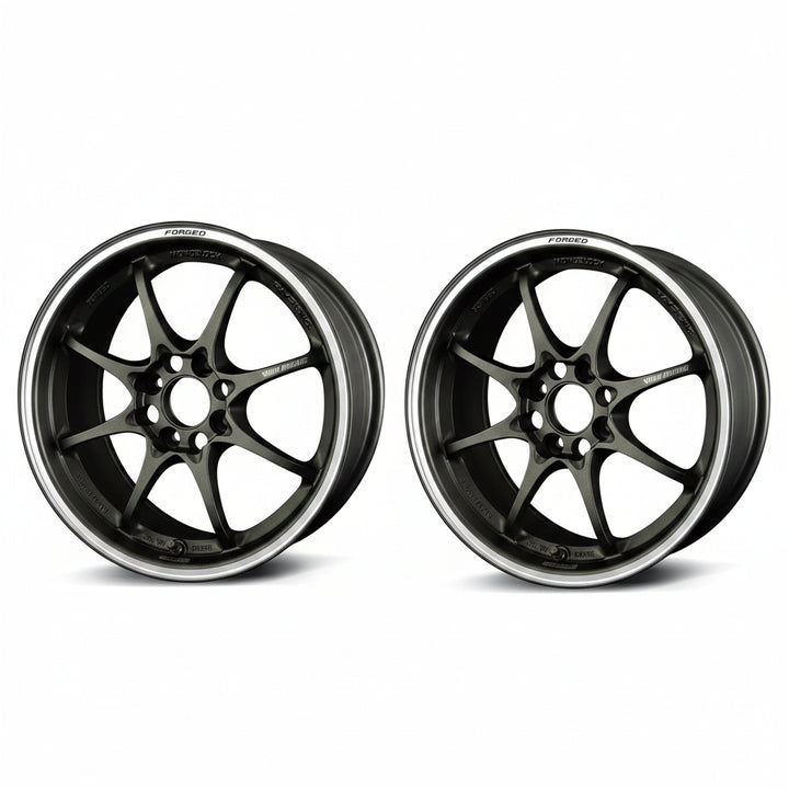 Rays | Volk CE28 CLUB RACER Matte Dark Gunmetal/Rim Flange DC | 4X100| 15x5.5 +45 (Pair)