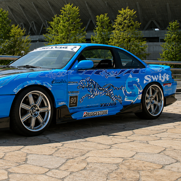 Wise Square | D1 Spec Side Skirts with Ducts for Nissan Silvia S14 Kouki / 240SX