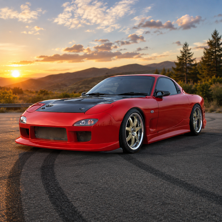 Wise Square | Behrman Type-B Front Bumper for Mazda RX7 (FD3S)