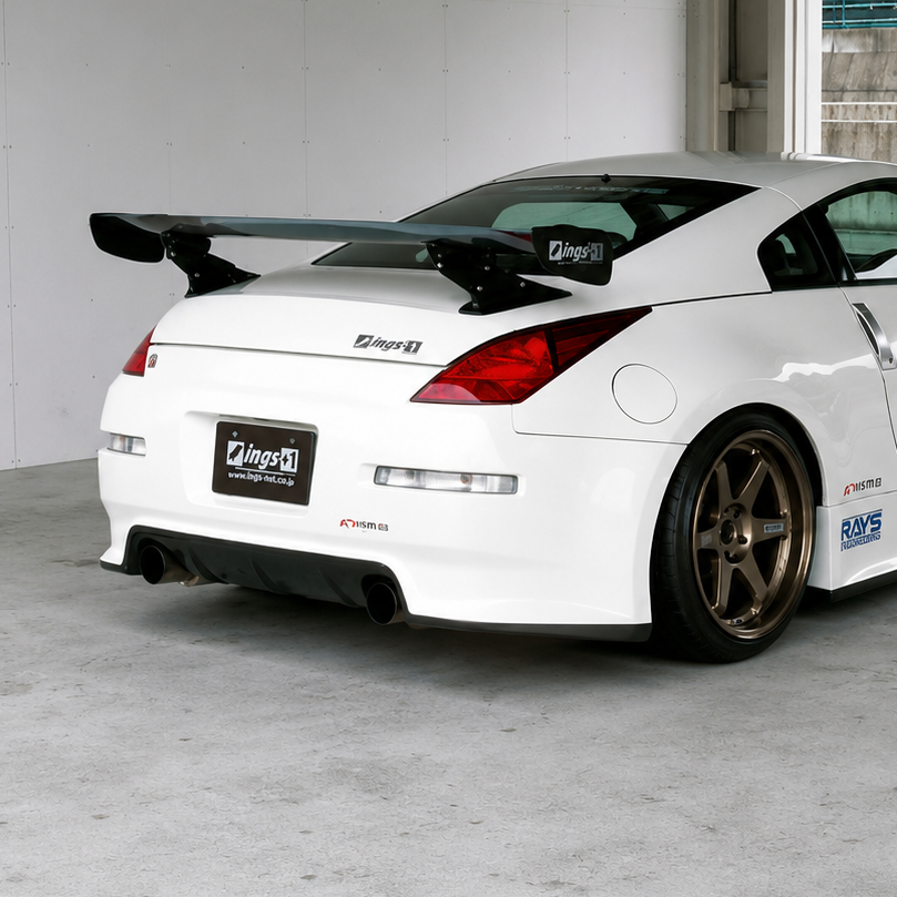 INGS +1 Rear Bumper for Nissan 350Z Z33
