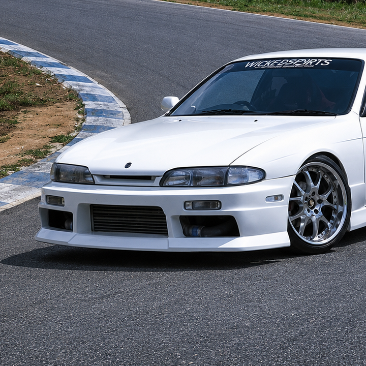 Wise Square | Type-A Front Bumper for Nissan Silvia S14 Zenki 240SX