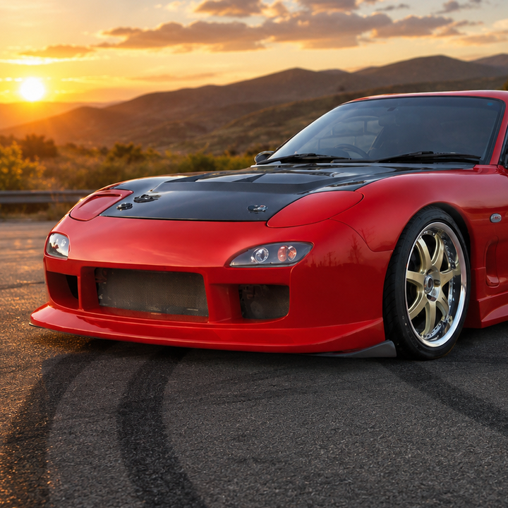 Wise Square | Behrman Type-B Front Bumper for Mazda RX7 (FD3S)