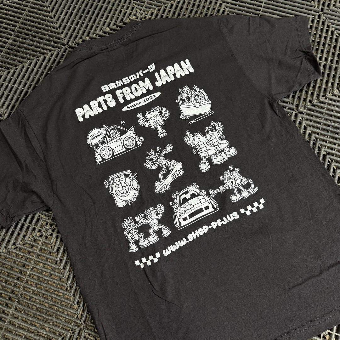 Parts from Japan | Doodle T Shirt - Black