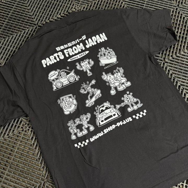 Parts from Japan | Doodle T Shirt - Black