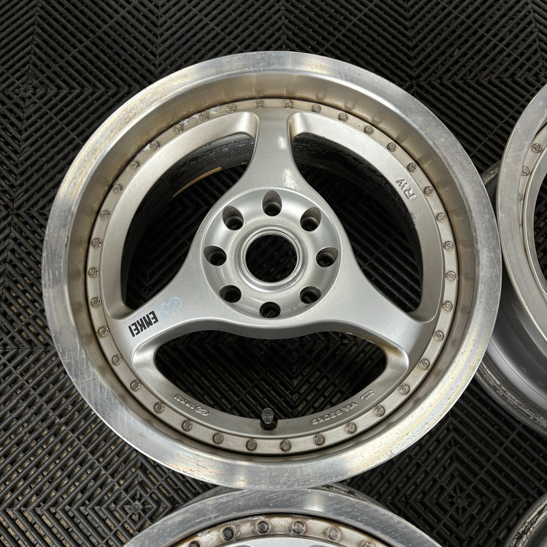 Enkei RS-3 / 4x114.3 / 16x7 +32 & 16x8 +38 – Parts From Japan
