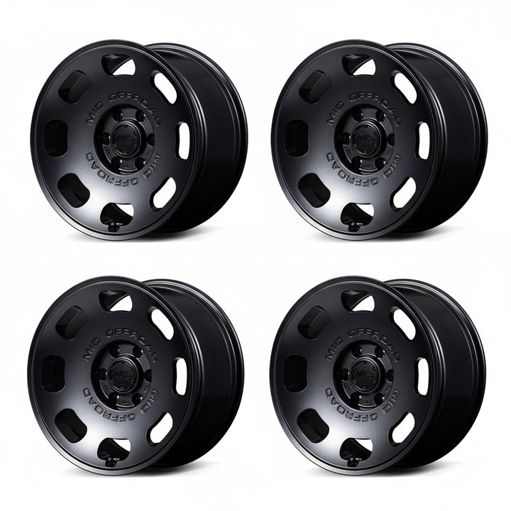 Rays | MID D8 Barrel Black | 6X139.7 | 18X9.0 +20 (Set)