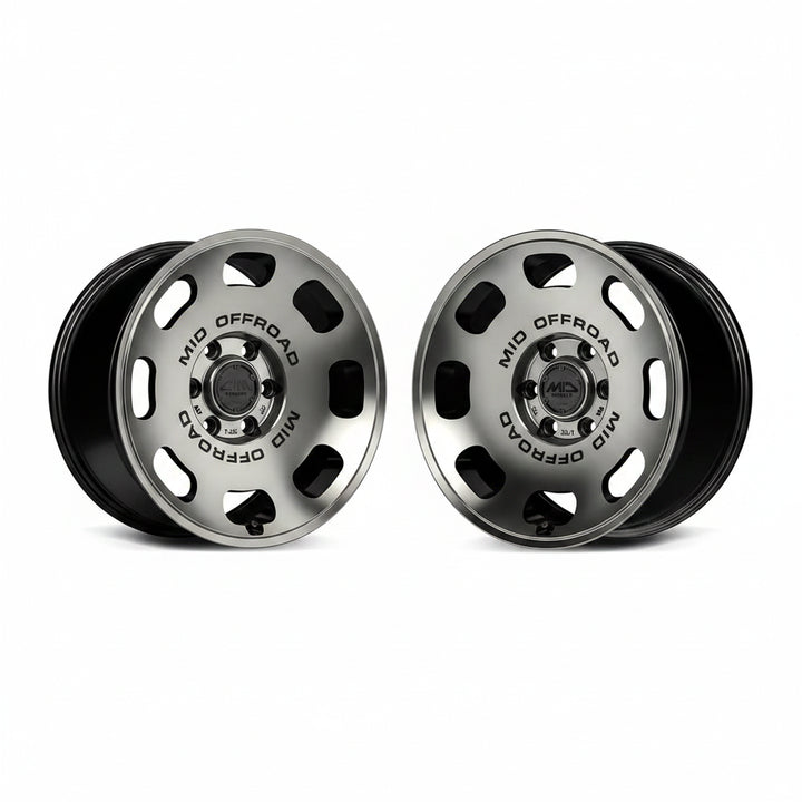 Rays | MID D8 Black Clear/MC | 6X139.7 | 18X9.0 +0 (Pair)
