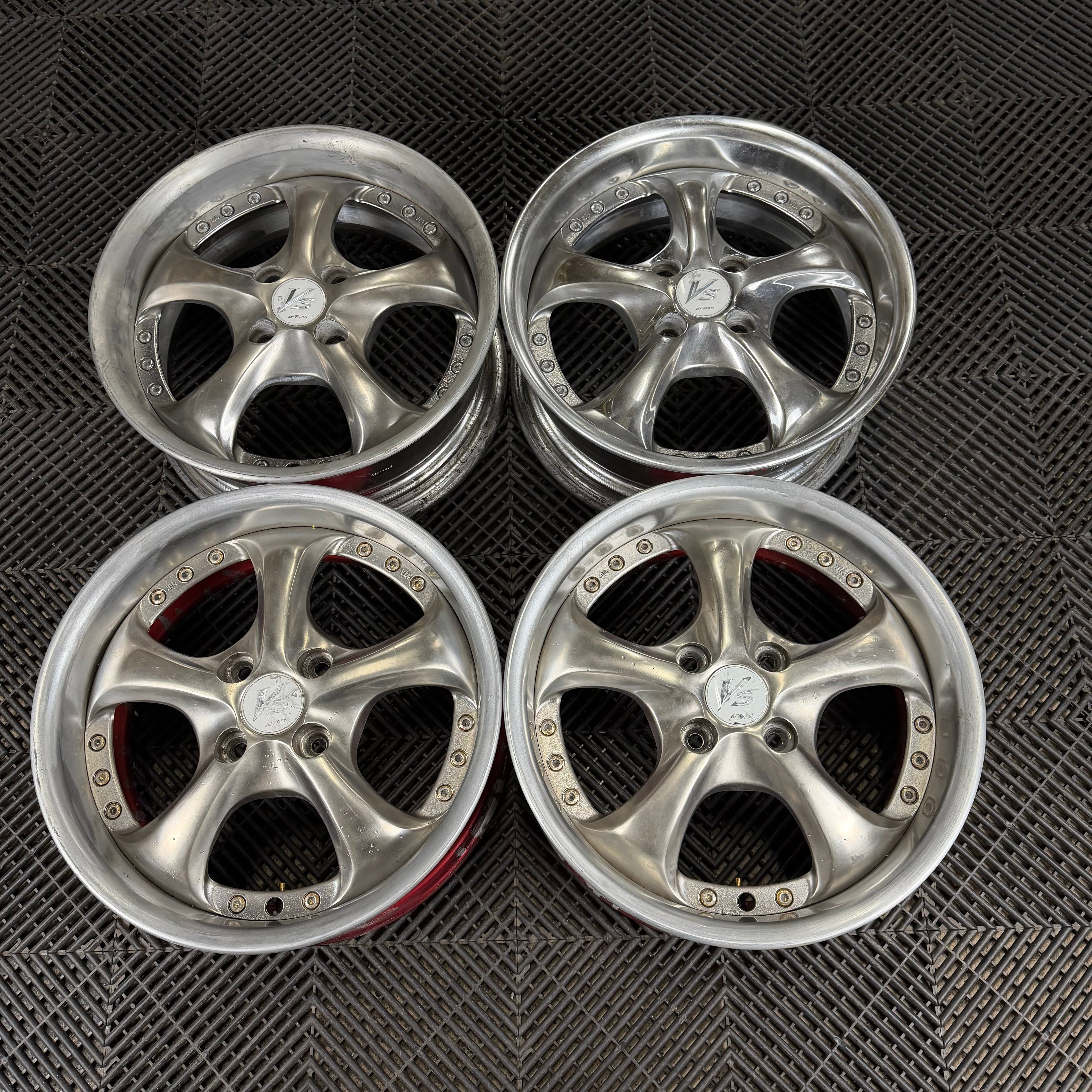 Work VS KF / 4x100 / 15x6 +32 & 15x6 +30 – Parts From Japan