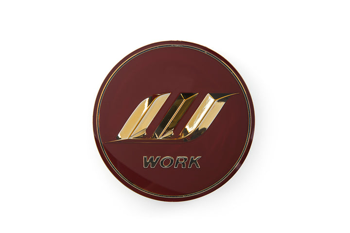 WORK Optional Center Cap (Red / Gold) Big Base