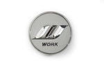 WORK Optional Center Cap (Silver / Chrome) Small Base