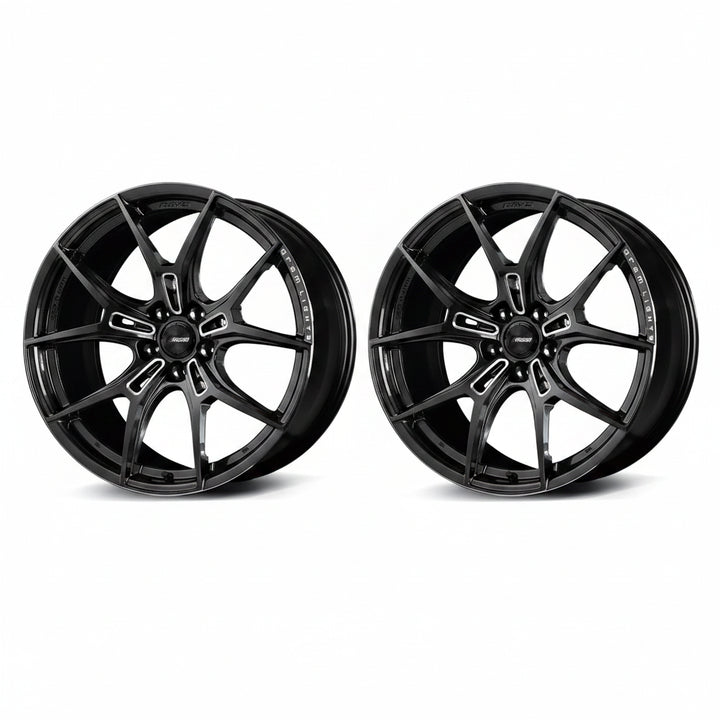 Rays | Gram Lights 57FXZ Super Dark Gunmetal/Machining/Rim Edge DC | 19X8.0 +45 | 5X114.3 (Pair)