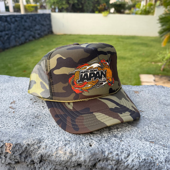 Parts from Japan | Trucker Hat - Dragon Design
