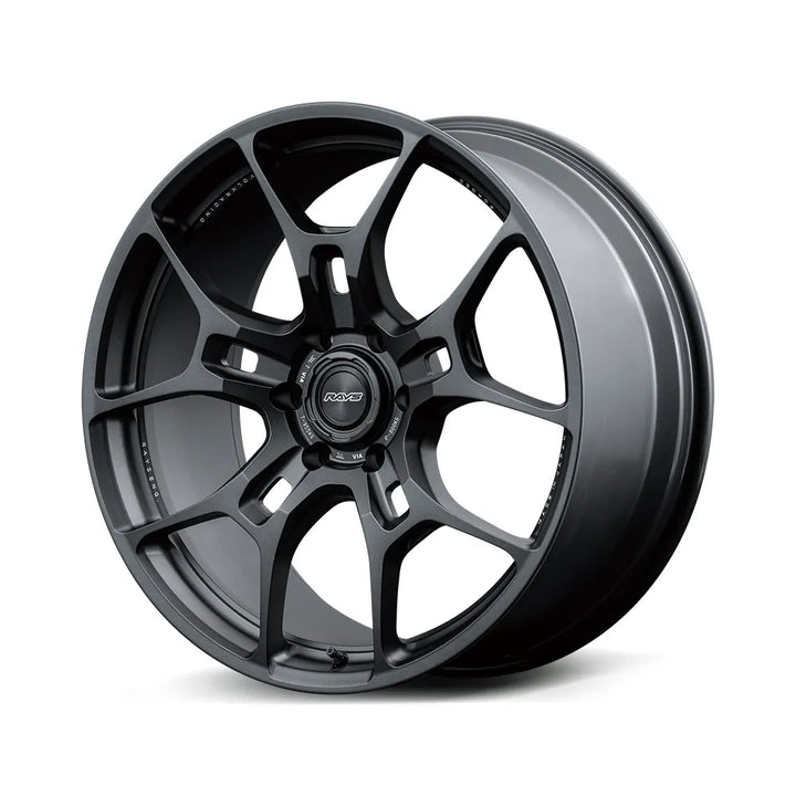 Rays | Volk G025GC Blast Black 2 | 5X114.3| 22x9.0 +36 (Set)