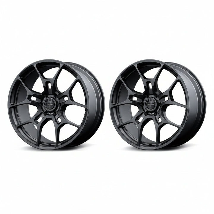 Rays | Volk G025GC Blast Black 2 | 5X114.3| 22x9.0 +36 (Pair)