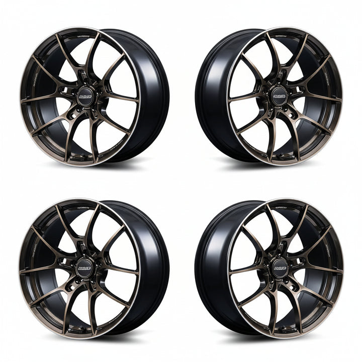 Rays | Volk G025 SZ Edition Shining Bronze Metal | 5X114.3| 20x8.5 +38 (Set)