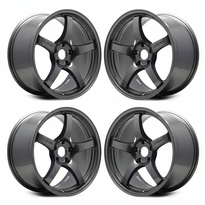 Rays | Gram Lights 57CR Super Dark Gunmetal | 15x8.0 +35 | 5X114.3 (Set)