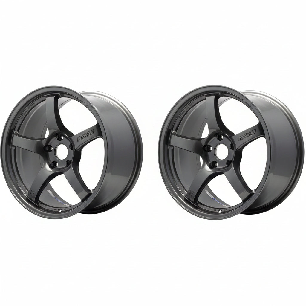 Rays | Gram Lights 57CR Super Dark Gunmetal | 15x8.0 +35 | 5X114.3 (Pair)