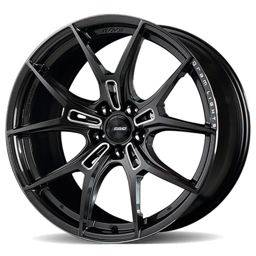 Rays | Gram Lights 57FXZ Super Dark Gunmetal/Machining/Rim Edge DC | 18X7.5 +40 | 5X114.3