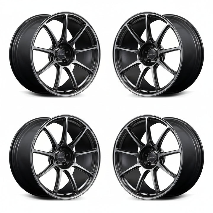 Rays | Volk GT90 Shining Black Metal | 5X114.3| 20x8.5 +43 (Set)