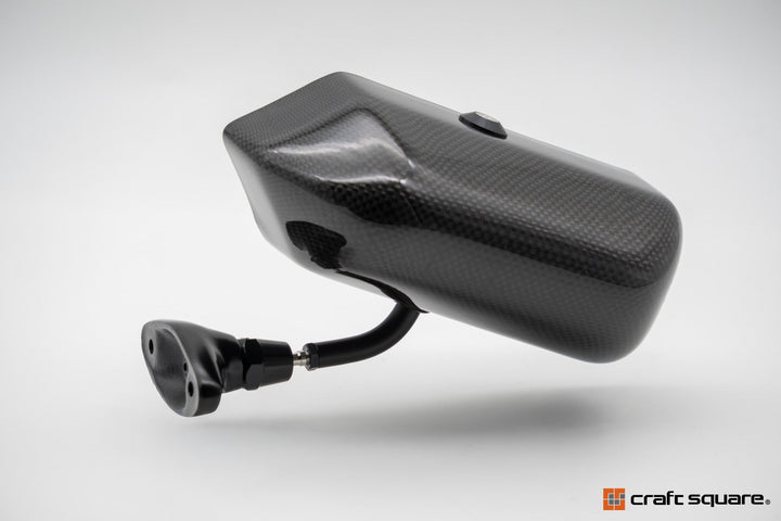 Craft Square | Touring Competition Dry Carbon Mirrors TCA-F/W - Blue Anti-Glare - Universal