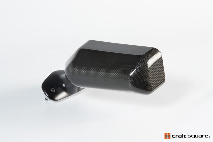 Craft Square | Touring Competition Dry Carbon Mirrors TCA/R-F - Blue Anti-Glare for Mazda MX-5 Miata NC