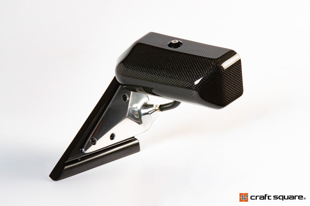 Craft Square | Touring Competition Dry Carbon Mirrors TCA-N1 - Blue Anti-Glare for Nissan Skyline GT-R R32 (BNR32)
