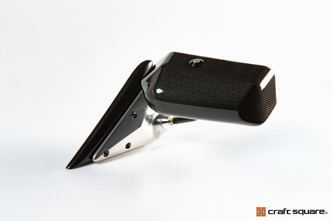 Craft Square | Touring Competition Dry Carbon Mirrors TCA-N1 - Blue Anti-Glare for Nissan Skyline GT-R R33 (BCNR33)