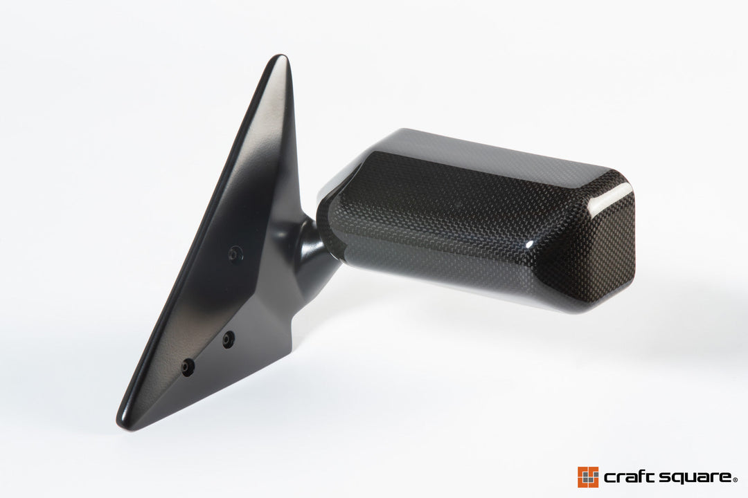 Craft Square | Touring Competition Dry Carbon Mirrors TCA-F - Blue Anti-Glare for Nissan Skyline GT-R R34 (BNR34)
