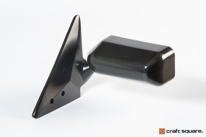 Craft Square | Touring Competition Dry Carbon Mirrors TCA-F - Blue Anti-Glare for Nissan Skyline GT-R R34 (BNR34)