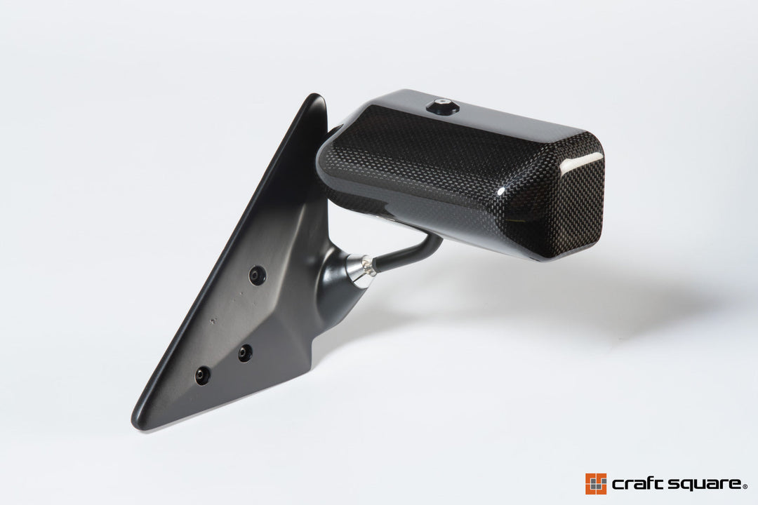 Craft Square | Touring Competition Dry Carbon Mirrors TCA-N1 - Blue Anti-Glare for Nissan Skyline GT-R R34 (BNR34)