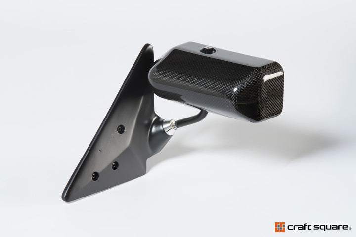 Craft Square | Touring Competition Dry Carbon Mirrors TCA-N1 - Blue Anti-Glare for Nissan Skyline GT-R R34 (BNR34)