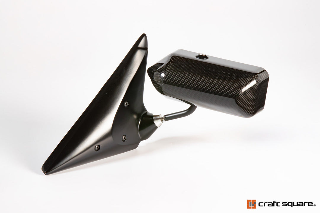 Craft Square | Touring Competition Dry Carbon Mirrors TCA-N1 - Blue Anti-Glare for Nissan Fairlady Z / 350Z (Z33)