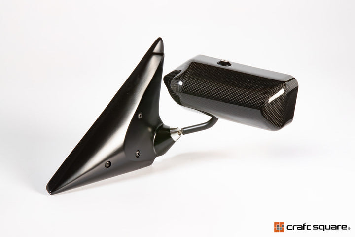 Craft Square | Touring Competition Dry Carbon Mirrors TCA-N1 - Blue Anti-Glare for Nissan Fairlady Z / 350Z (Z33)