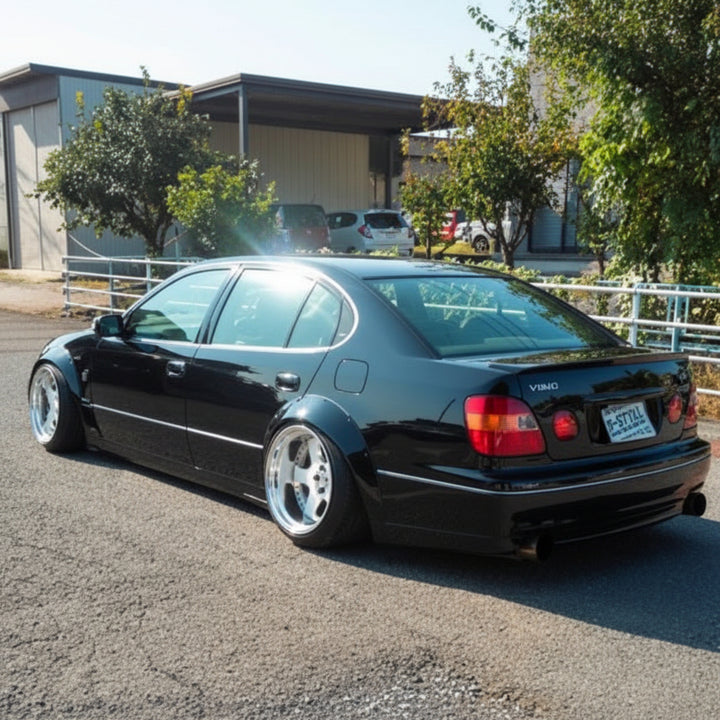 N-Style Custom | Rear Fender Flares +90mm For Toyota Aristo JZS160 / JZS161