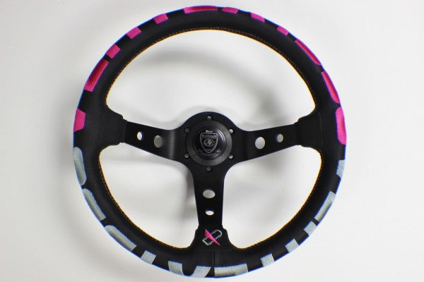 VERTEX 1996 STEERING WHEEL PINK 350mm