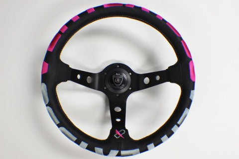 VERTEX 1996 STEERING WHEEL PINK 350mm