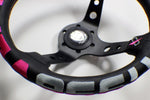 VERTEX 1996 STEERING WHEEL PINK 350mm