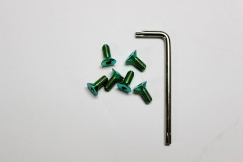 Vertex Titanium Steering Wheel Torx Bolts (GREEN)