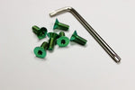 Vertex Titanium Steering Wheel Torx Bolts (GREEN)