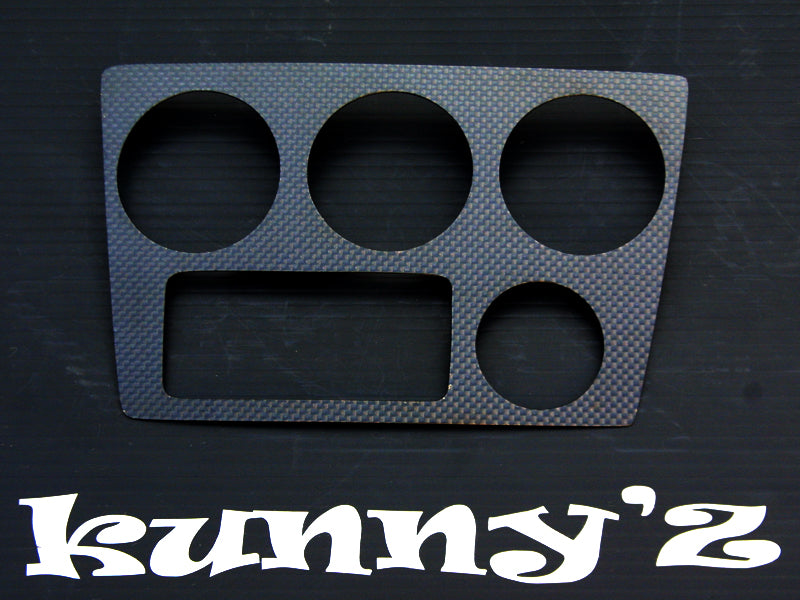 Kunnyz | Center Console Triple Gauge Pod Trim Piece for Toyota JZX100 Chaser / Cresta / Mark II