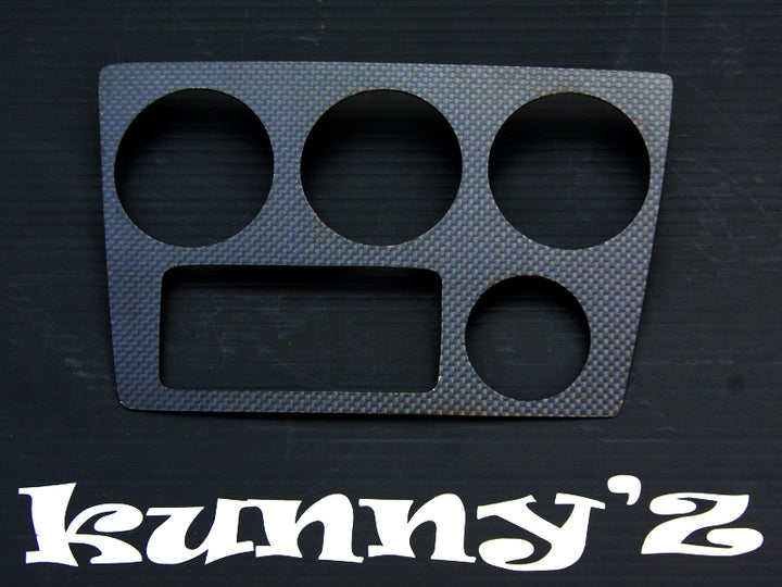 Kunnyz | Center Console Triple Gauge Pod Trim Piece for Toyota JZX100 Chaser / Cresta / Mark II