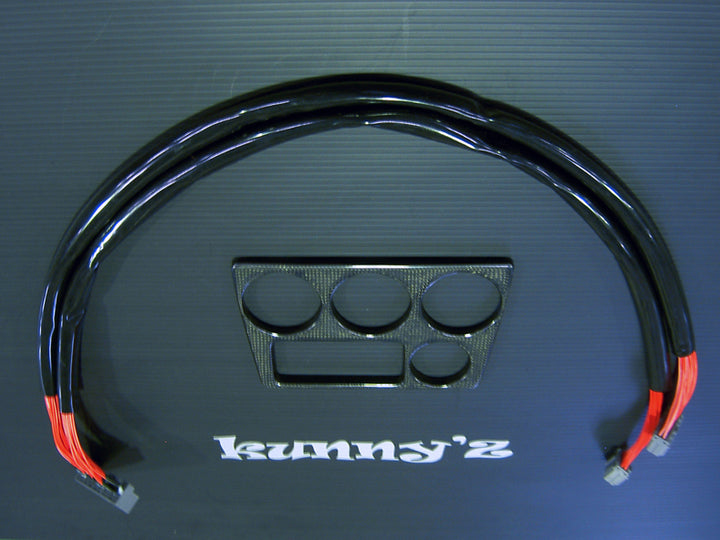 Kunnyz | Center Console Triple Gauge Pod Trim Piece for Toyota JZX100 Chaser / Cresta / Mark II