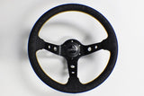 Vertex "King" 330mm Steering Wheel Black